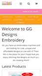 Mobile Screenshot of ggdesignsembroidery.com